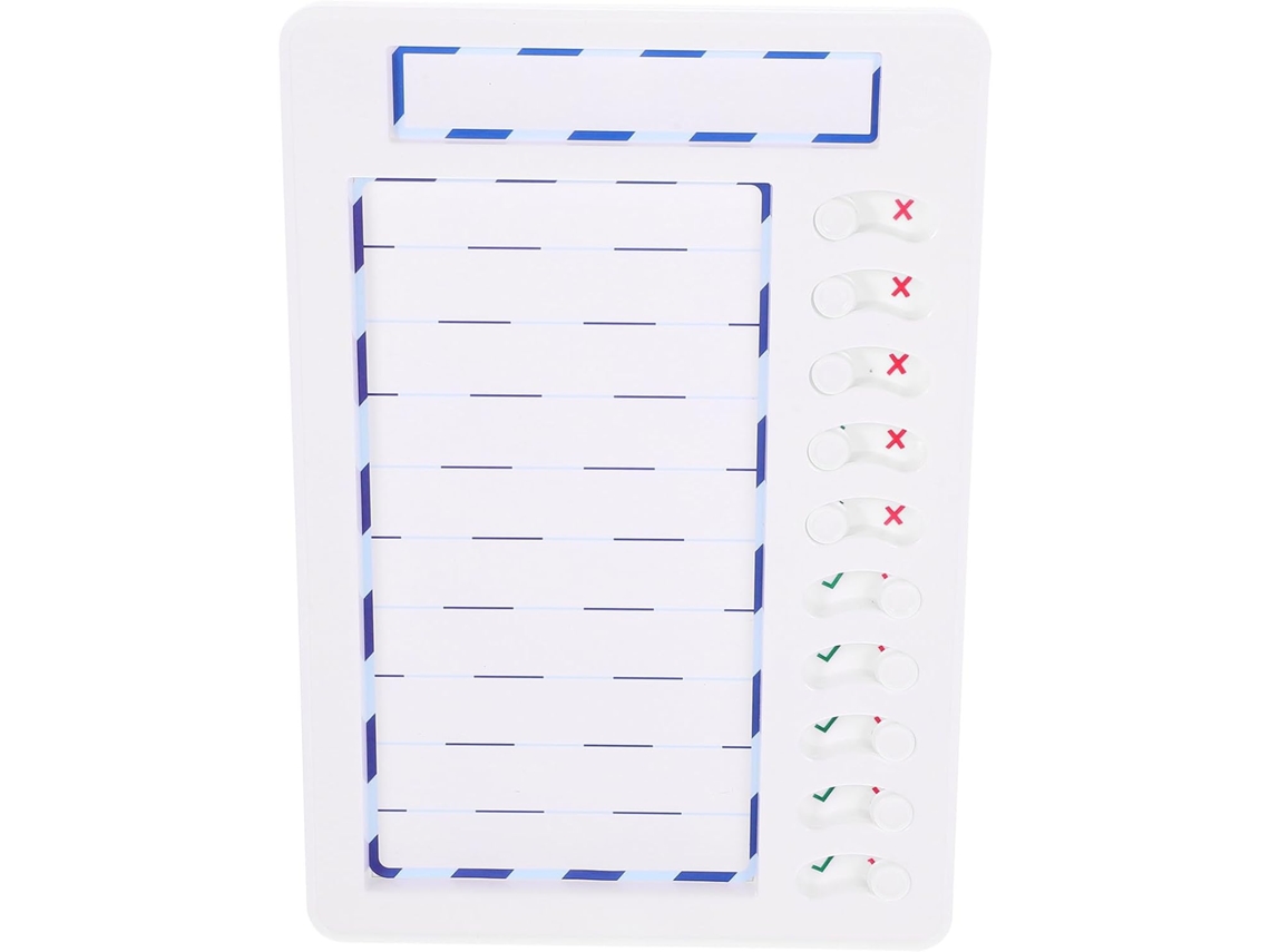 Tableau Des Tâches Effaçable En Plastique Portable Stylo Para Rotina E Planejamento De Ménagères Domicile