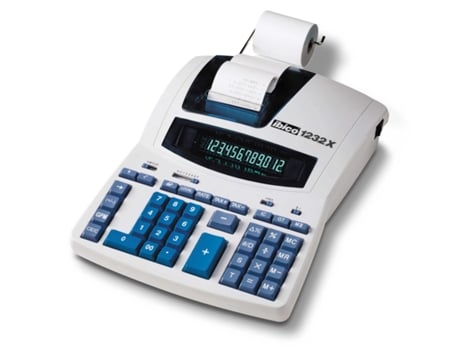 Calculadora com Impressão  IB404108 Branco (12 dígitos)