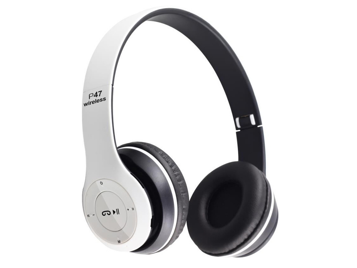 Fones para Jogos ZYBLSSBB P47 sem fio, Bluetooth 5.0, para smartphone, preto