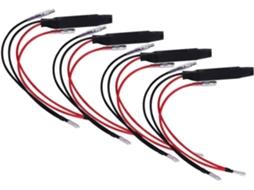 Decodificadores Universais Para Lanternas Traseiras De Led De Motocicletas Com Resistor Cerâmico, Fácil Instalação E Conector.