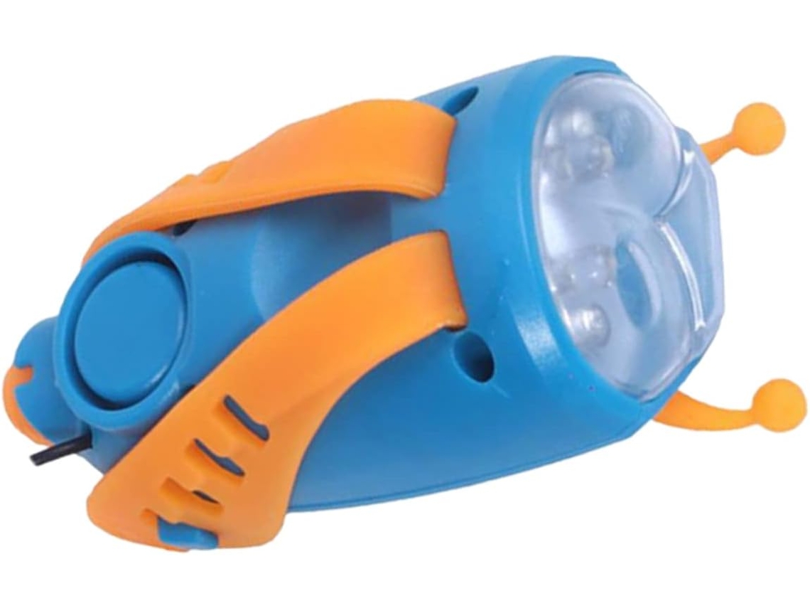 Farol Dianteiro Para Bicicleta, Recarregável Via Usb, Com Buzina,