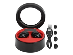 Auriculares Bluetooth TWS SMS T10, con Pantalla Digital, Control Táctil y Recargables, Rojo | S/MARCA
