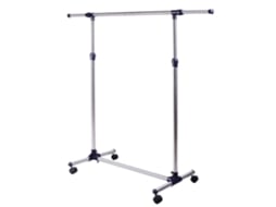 Charriot Aço Inoxidável Cor Prata 86-160x45x95-170cm Homcom