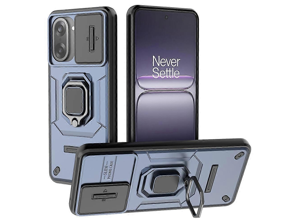 Tkdaddy Para Oneplus Nord Ce5 5g / Ace 5 Racing 5g Capa De Pc Tpu Kickstand Protetor De Telefone Com Capa De Lente Azul