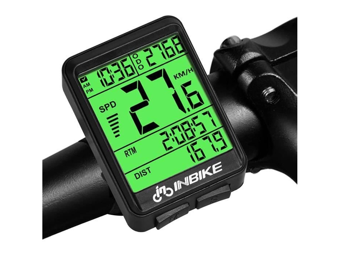 Ciclocomputador Sem Fio, Impermeável, Velocímetro, Odômetro, Cronômetro, Ip54