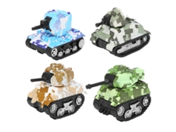 Modelo de tanque de liga metálica, brinquedo e decoração para crianças.