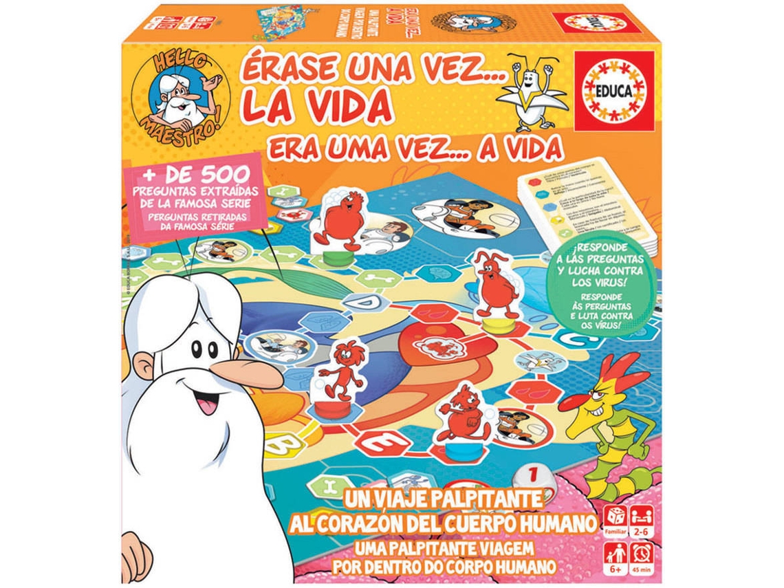 Jogo Educativo EDUCA Era Uma Vez Jogo De Mesa (Idade Mínima: 6 Anos - 27  x 27 x 8 cm)