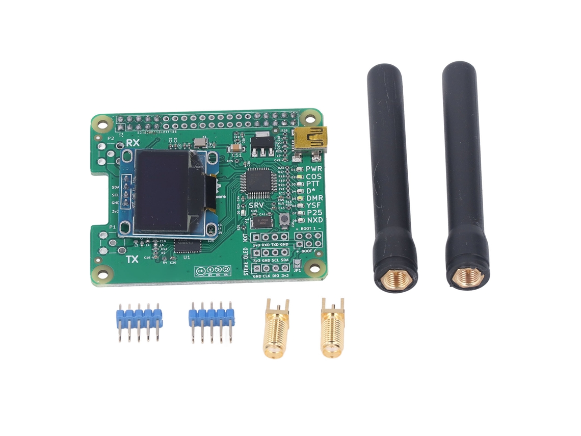 Módulo Hotspot Mmdvm Hs Uhf Vhf Duplex Com Led