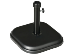 Base per ombrellone da giardino in plastica e cemento da 11kg 36x36x31cm nero ZENCORE SERVICES