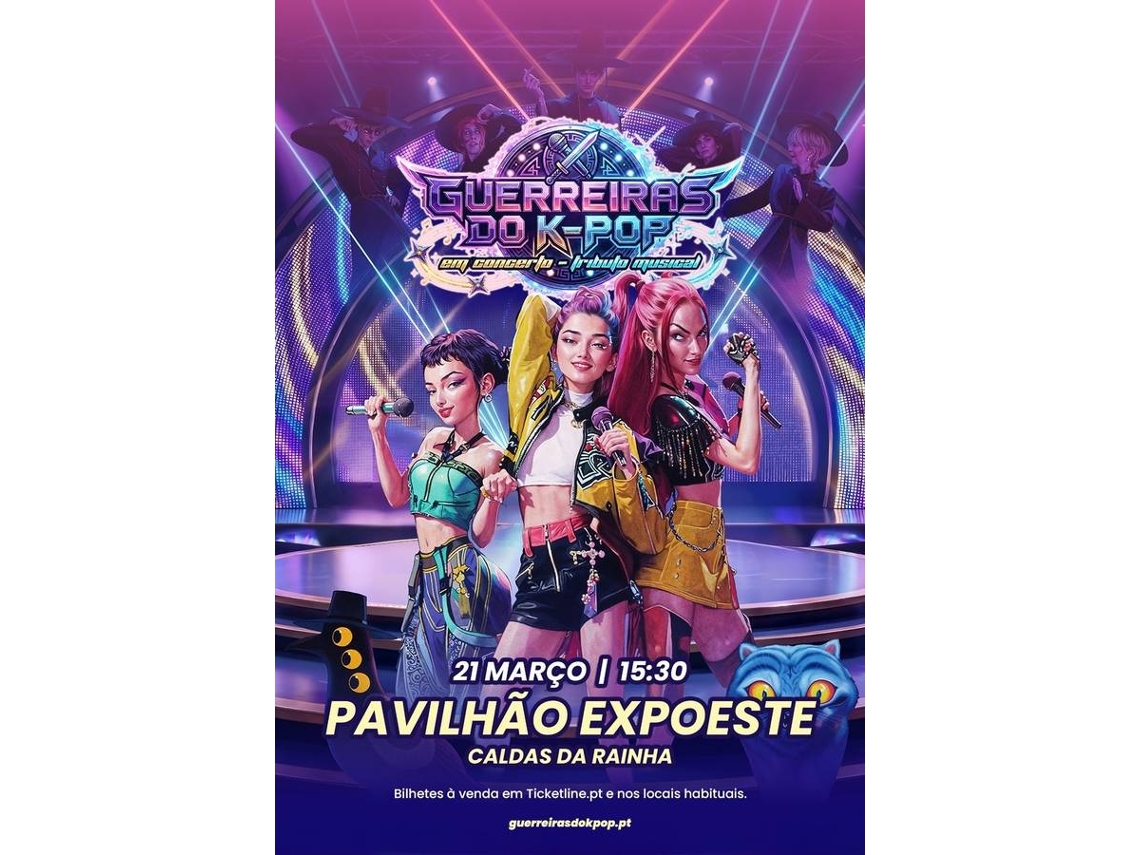 Bilhete GUERREIRAS DO K-POP|LEIRIA