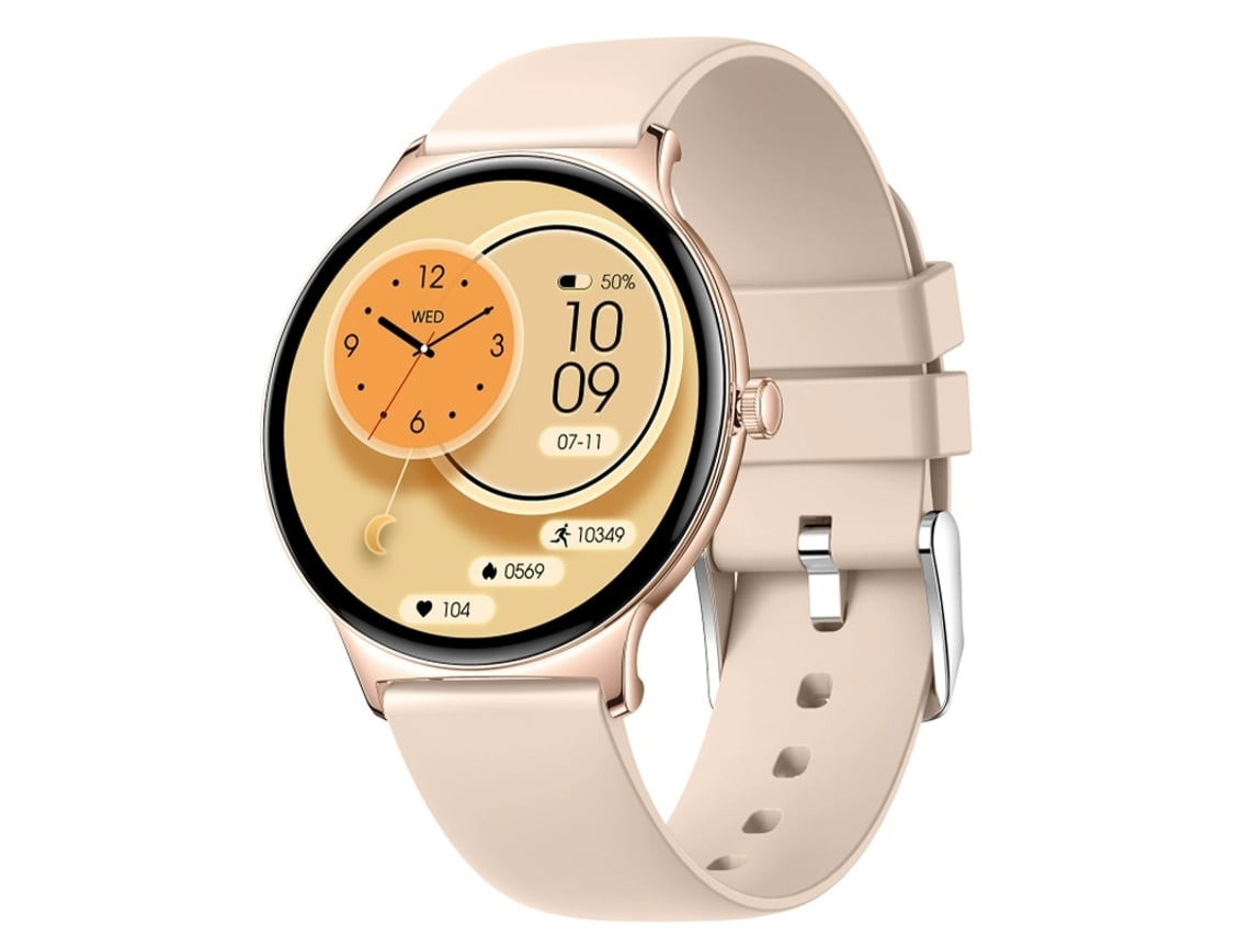 Smartwatch V89 1,43 Polegadas Amoled Saúde Feminina Bluetooth Chamadas Interface De Usuário Elegante (rosa)