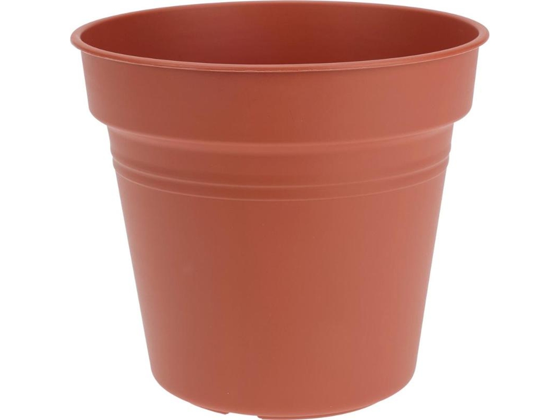 Macetas Plastico Marron 15x14 Cm Lote 3 IPAE-PROGARDEN