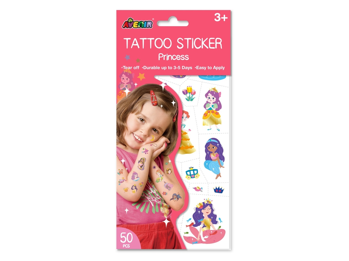 Avenir Tatuagem Adesivo Princesa