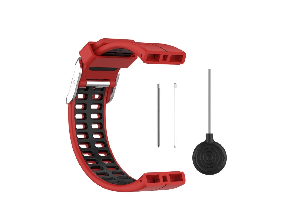 Aetheria banda de Relógio de Silicone Substituição Bicolor Macia Confortável Compatível com Polar V800