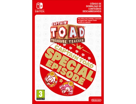 Cartão  Switch Captain Toad Treasure Tracker Special Episode (Formato Digital)