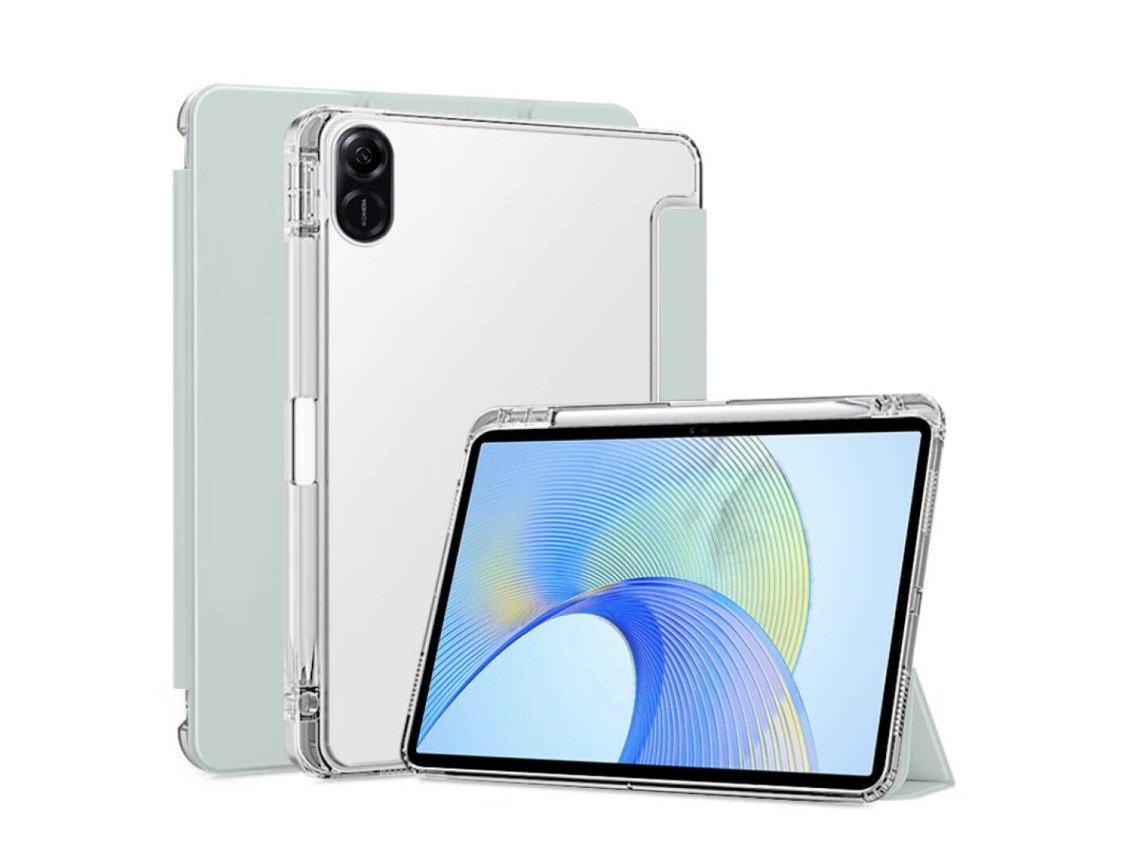 Capa Protetora Semitransparentverde Claro - Tablet Honor 9 De 12,1 Polegadas (com Ranhura Para Caneta À Esquerda)