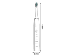 Escova De Dentes Elétrica Com 6 Cabeças De Escova, Estojo Para Escova De Dentes, 5 Modos De Limpeza, Temporizador Inteligente De 20 Velocidades,