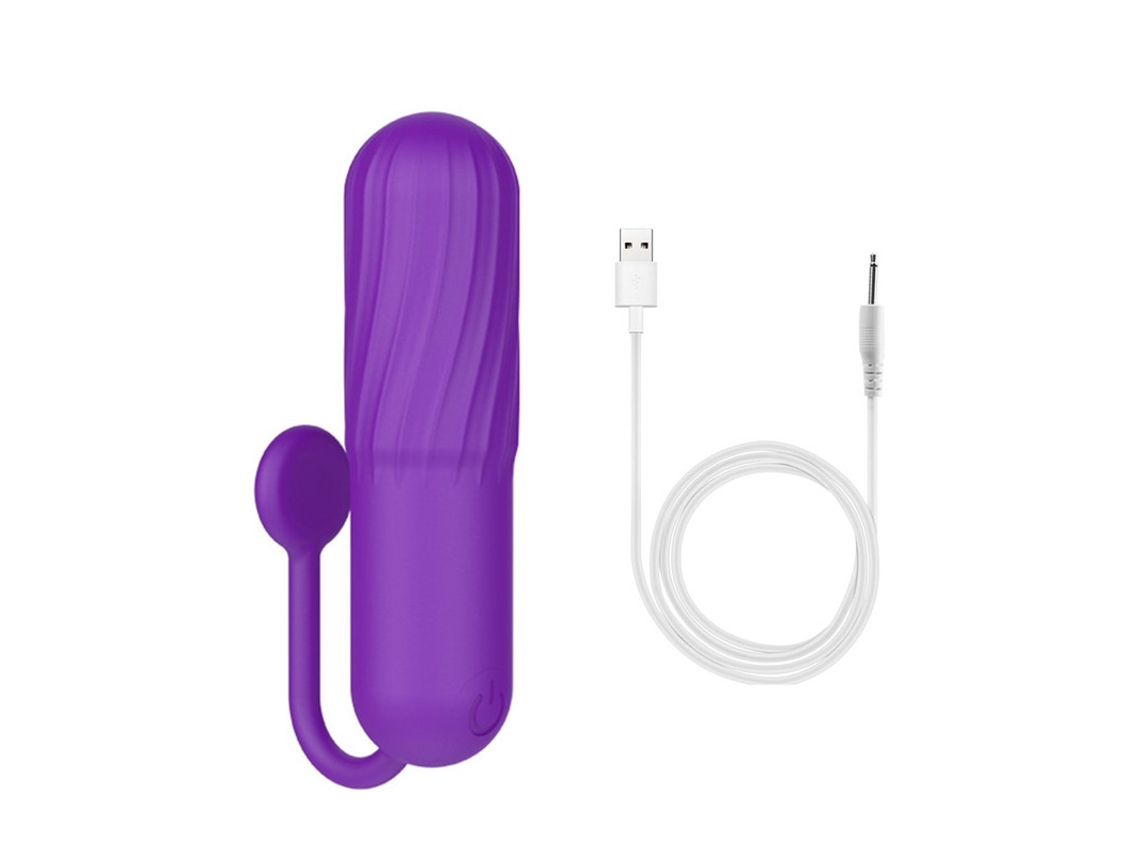 Mini Vibrador De Silicone Recarregvel Usb De 10 Frequncias Para Mulheres (roxo) Yizhood