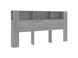 Cabeceira Sonoma Cinzento MAISON EXCLUSIVE com guarda-roupa (200x18,5x104,5 cm)