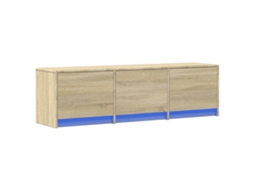 Vidaxl Gabinete Para Tv Sonoma 140 X 34 X 40 Cm Madeira Processada