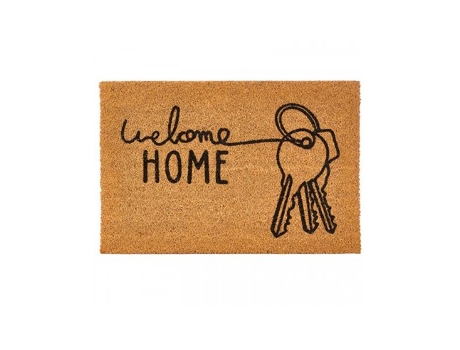 Tapete De Coco 60x40cm Wellcome 68611 Ar