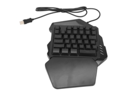 Teclado Mecânico Gamer Rgb De Uma Mão