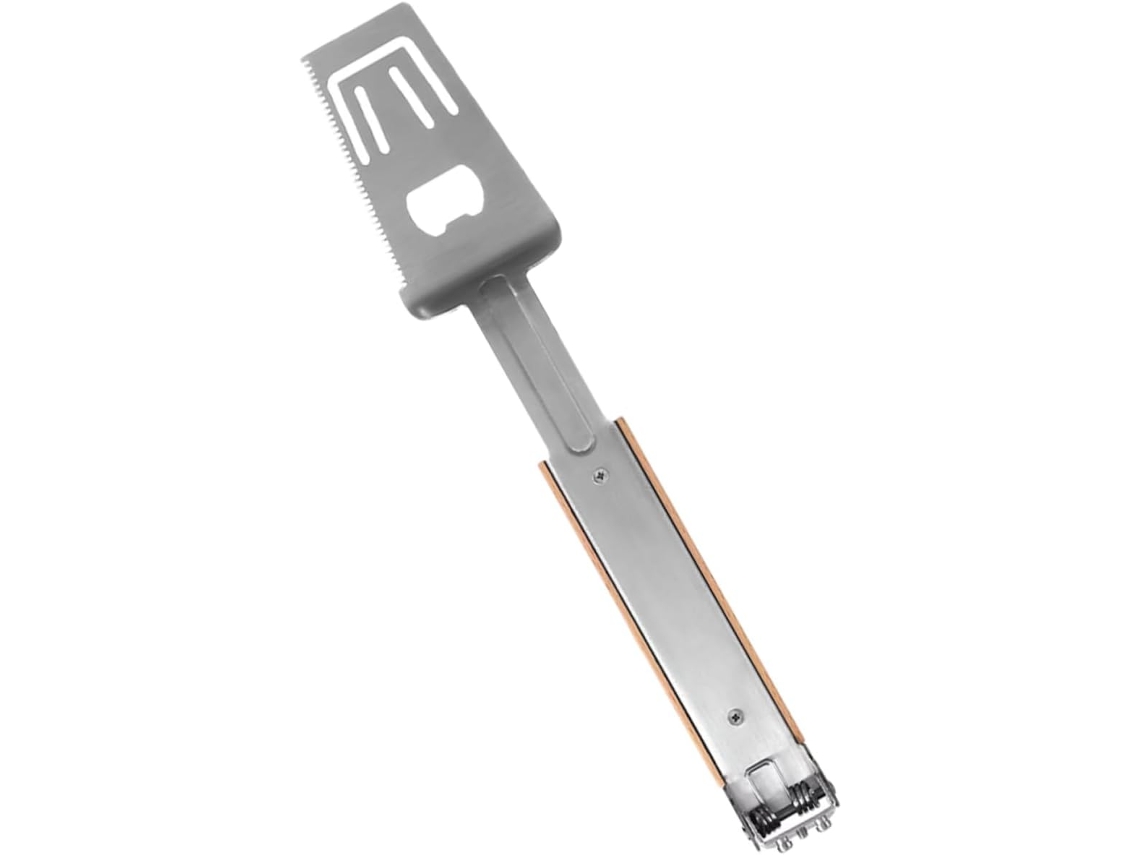 Pinça Para Churrasco Orfofe Em Aço Inoxidável, Durável E Versátil, Ideal Para Grelhar Carnes E Bifes Utensílio