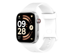 Bracelete para Xiaomi Band 9 Pro / 8 Pro Silicone Respirável Cor Sólida Branca XIAOMOYU