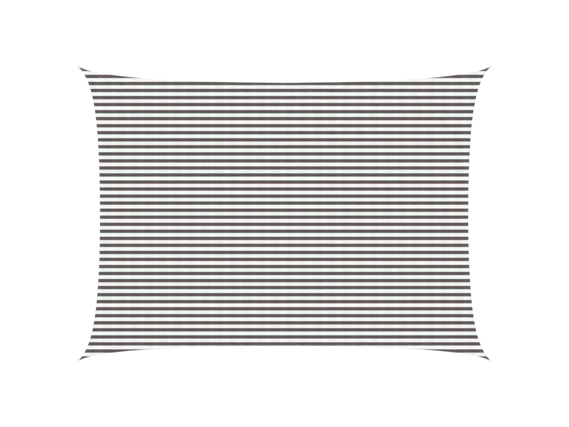 Conjunto 1 Vela De Sombra Vidaxl Cinzento-claro Polietileno De Alta Densidade (5 X 6 M)
