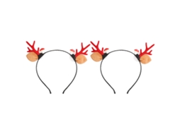 Tiara De Antenas Natalina Para Adornar Cabelo Em Festas De Fantasia