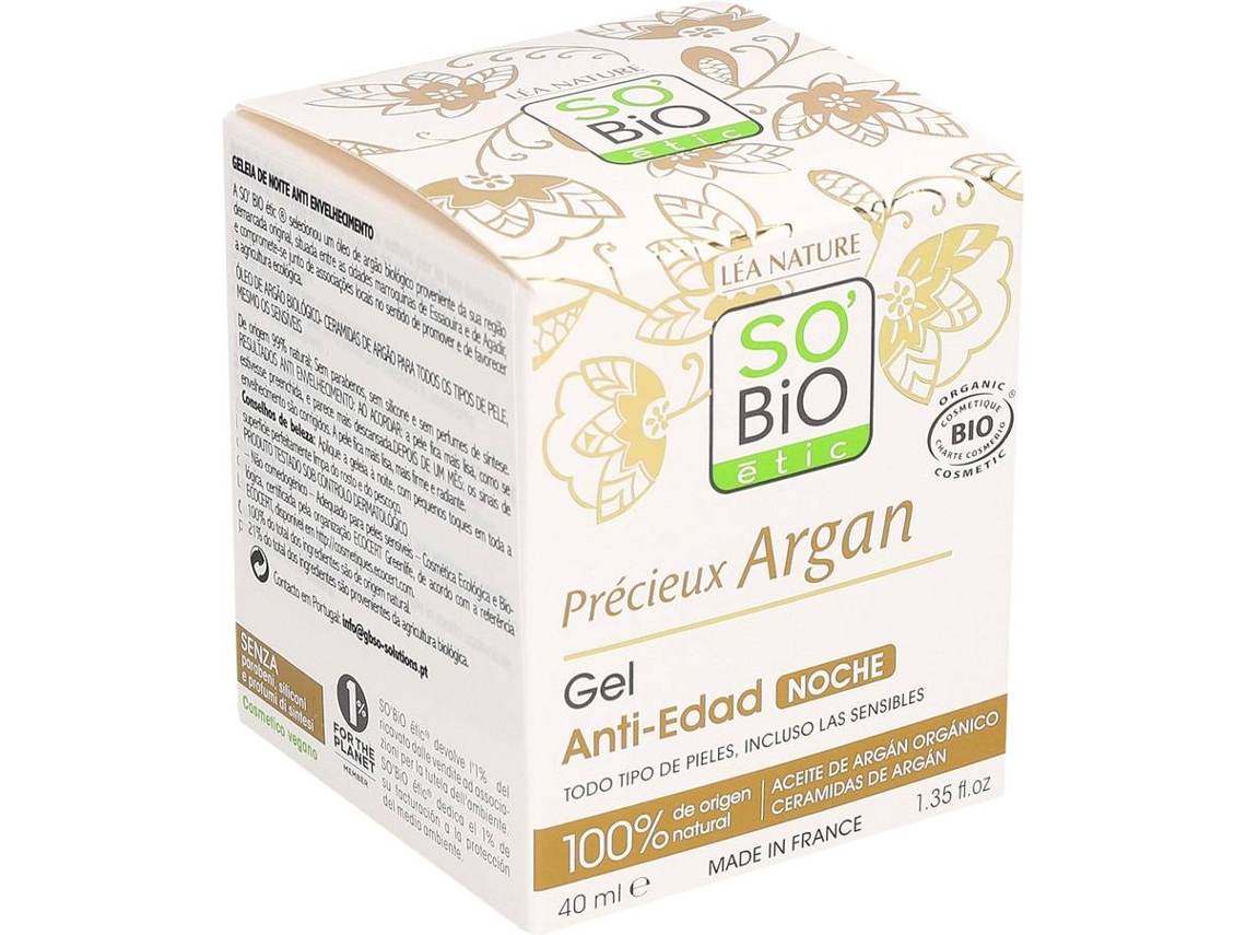 Creme de Rosto SO´BIO ÉTIQ Argão (50 ml)