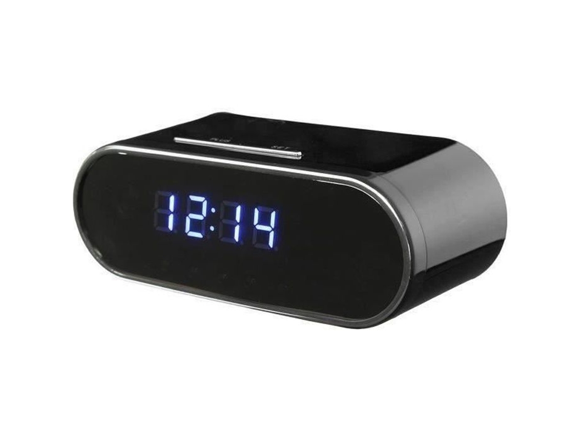 Câmera espiã oculta Wifi HD 1080P - Preto - Despertador doméstico Android-iOS S/MARCA