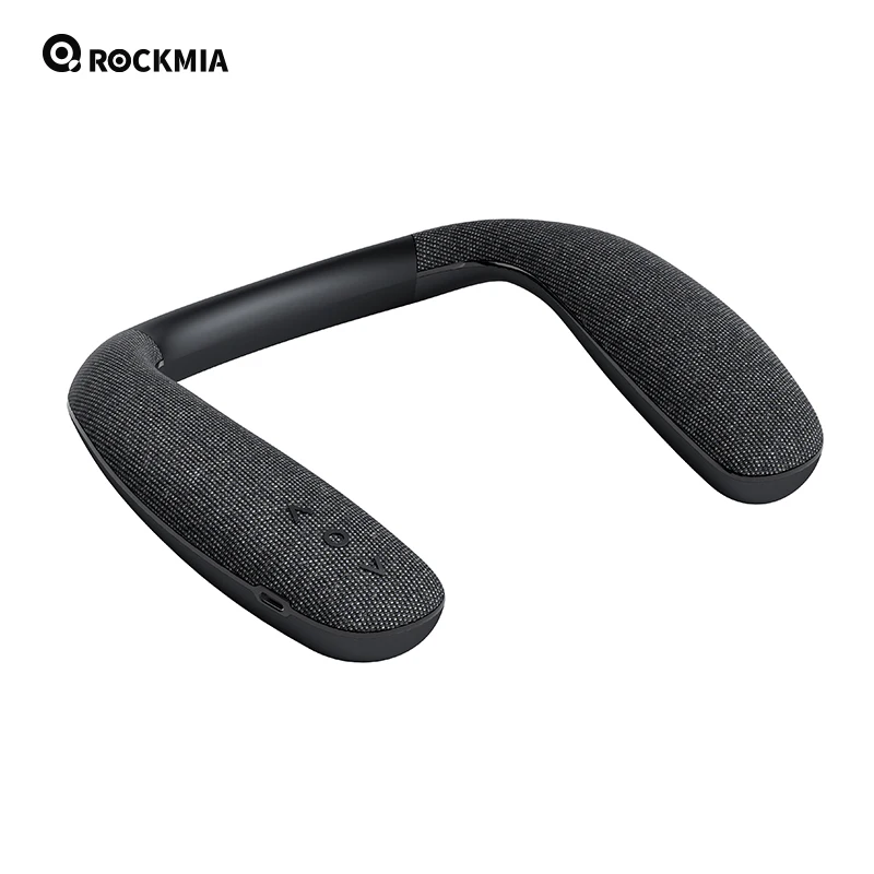 (preto) Caixa De Som Para Pescoço Sem Fio Bluetooth 5.0 U-sharp Com Subwoofer De 6w