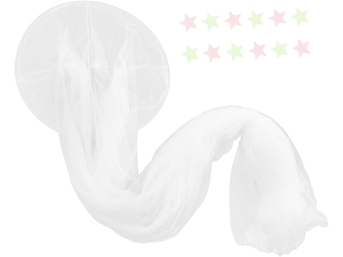 Cortina De Cama Com Mosquiteiro Estilo Dossel Para Decoração Quarto, Ideal Para Quarto De Princesa, Com Proteção Contra