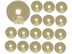 Conjunto De 20 Ganchos Parede Redondos Dourados Reforçados Para Pendurar Quadros E Porta Retratos Multifuncionais Com