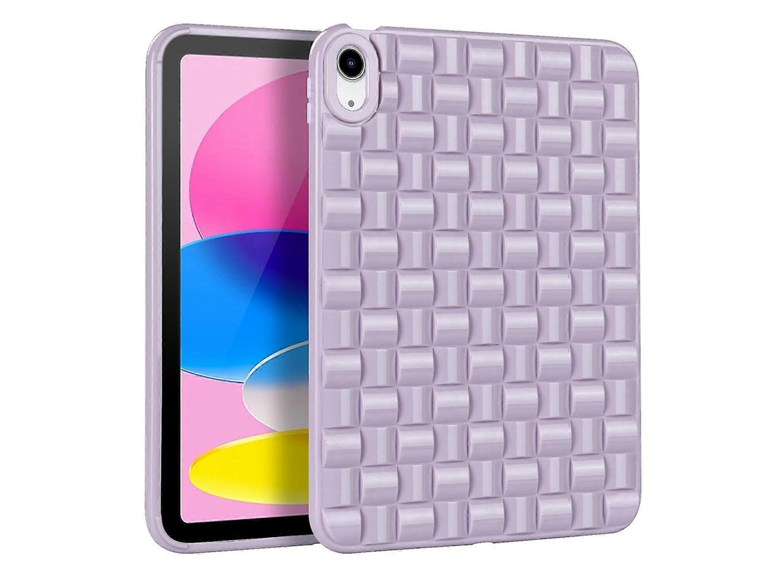 Capa Protetora Fina E Resistente A Impactos Para Tablet, Compatível Com Ipad Air 4/5 , Roxa. Tuotuo (10,9)