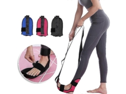Cinto de ioga elástico, para caminhar com os dois pés e pernas, para articular o Tornozelo Blue-aquaforge