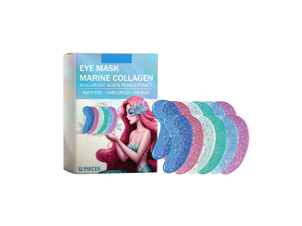 Máscara De Olhos Colágeno Marino Reduz Inchados E Melhora Olheiras