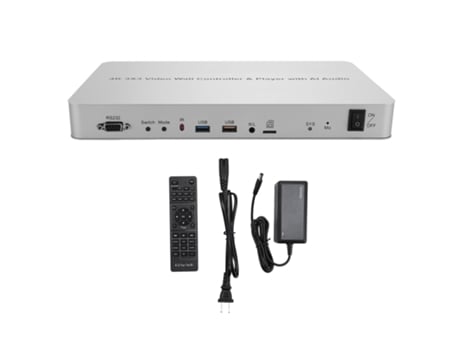 Controlador De Parede De Vídeo 4k 3x3 (reprodutor De Mídia, Divisor)