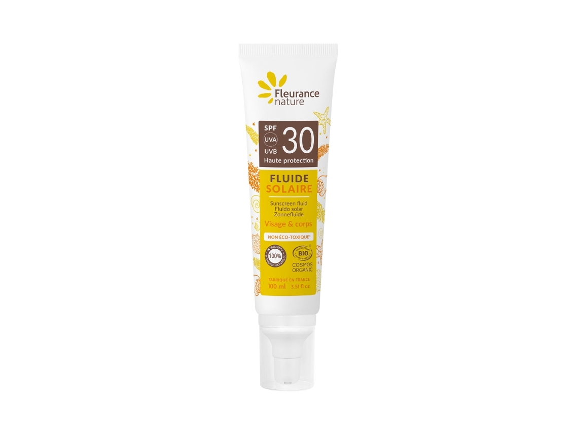Fluido Solar Spf30 Corpo E Rosto Fleurance Nature 100ml