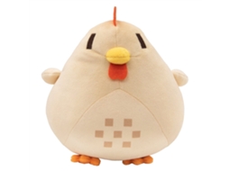 Brinquedo de Pelúcia de Personagem de Jogo Pollito Fofo Cartoon Algodão Pp Presente Aniversário Decoração Branco S/MARCA