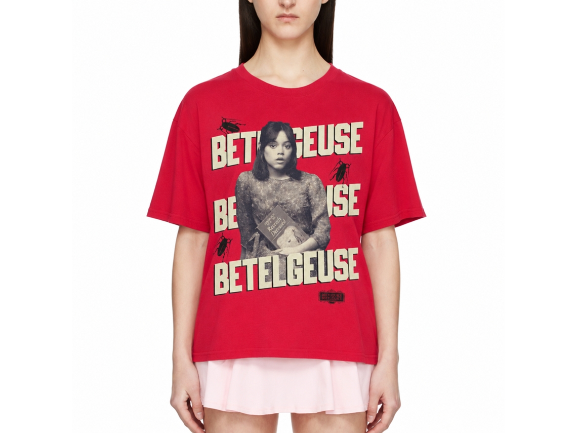 Rockinstone Beetlejuice Astrid Betelgeuse Repeat T-shirt Size:s