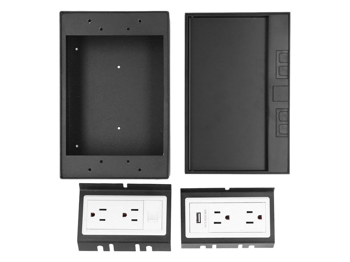 Tomada De Chão Laxiscreed Com Porta Para Computador E Portas Usb Para Carregamento E Conexão