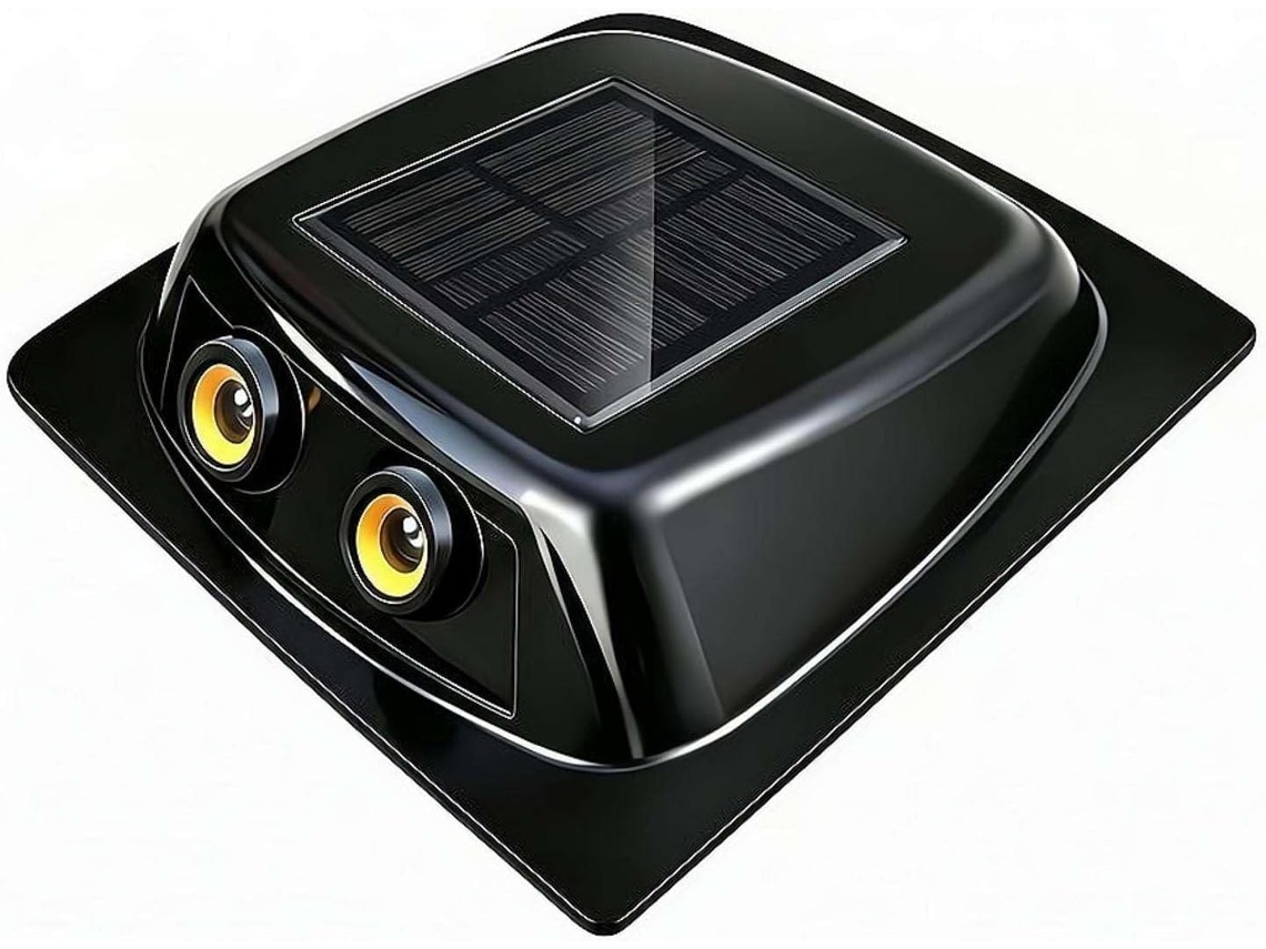 Decoração Automotiva Sentinel Mode Big Eyes – Lâmpada Solar Dinâmica Em Formato De Olho Cobertura Simulada Lidar Com