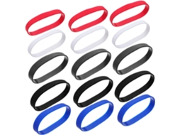 Showeroro 50 - Pulseiras de Silicone para Pulseiras Sólidas