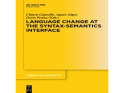 Livro Language Change at the Syntax-Semantics Interface de De Gruyter (Inglês)