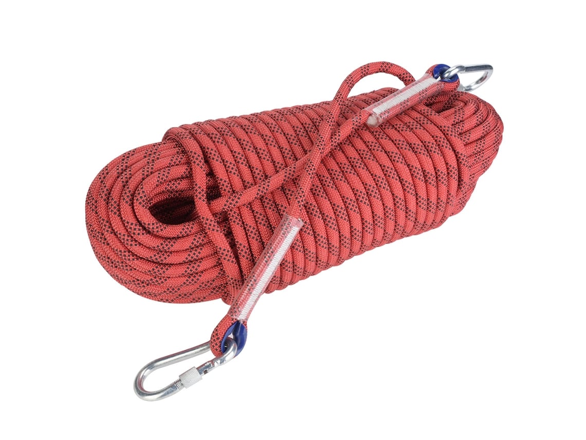 Corda de Escalada Externa 30m 12mm Vermelha