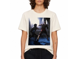 Rockinstone Rocky Movie Down For This Solid Natural Adult T-shirt Size:xl