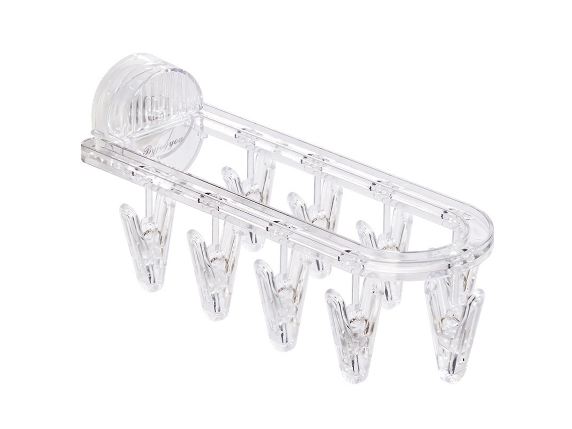Pinces E Lingo Maleáveis E Aberturas, Étendoir E Sous-vetements E Chaussettes Multi-clips Pour La Salle De Bain