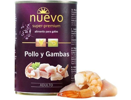 Ração para Gatos  (450 g - Húmida - Adulto - Sabor: Frango e Camarão)